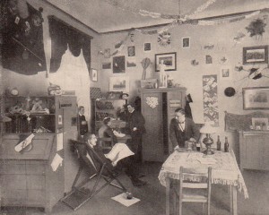 Pépinière Studierzimmer um 1900